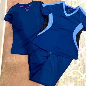 Healing Hand Purple Label Yoga Navy Scrubs